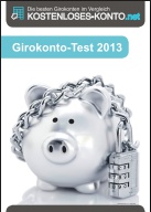 Titelblatt Girokonto-Test 07/2013 von kostenloses-konto.net