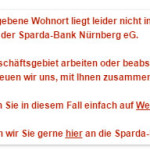 Kontoeröffnungsantrag Sparda Bank Nürnberg
