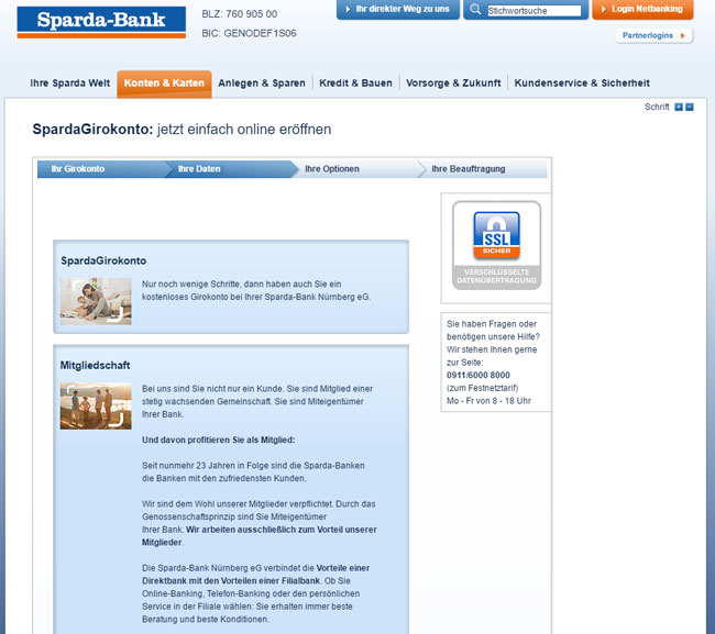 Sparda Bank Nurnberg Girokonto